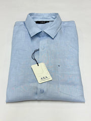 CAMISA LINO MANGA CORTA AXA