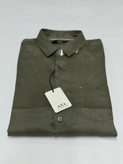 CAMISA LINO MANGA CORTA AXA