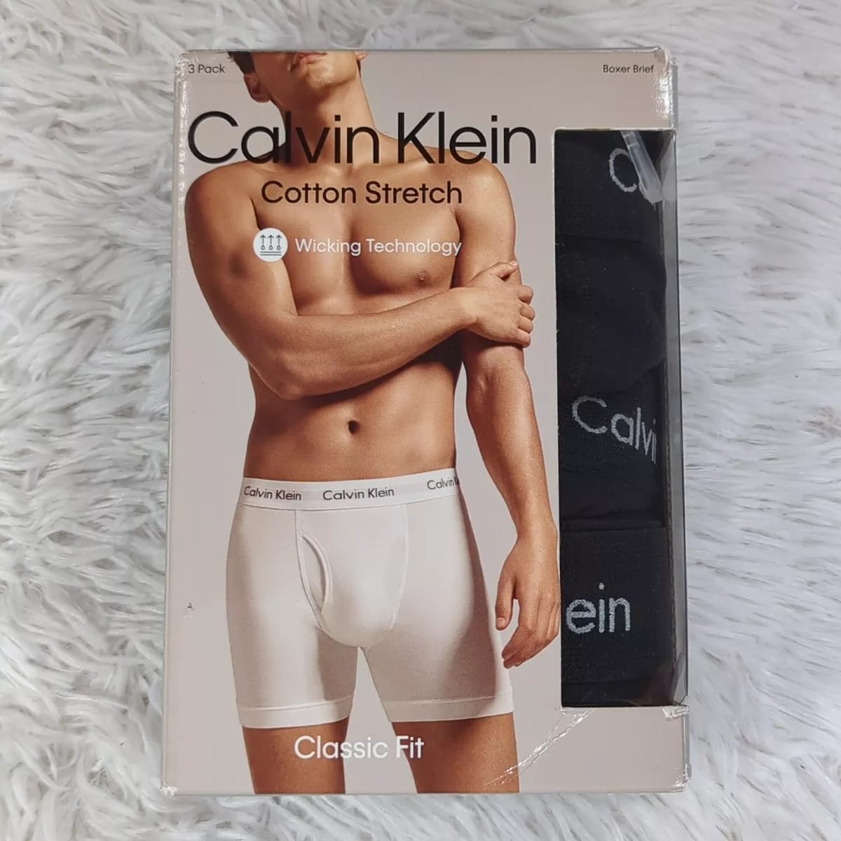 PACK 3 BOXER CALVIN KLEIN COTTON STRETCH