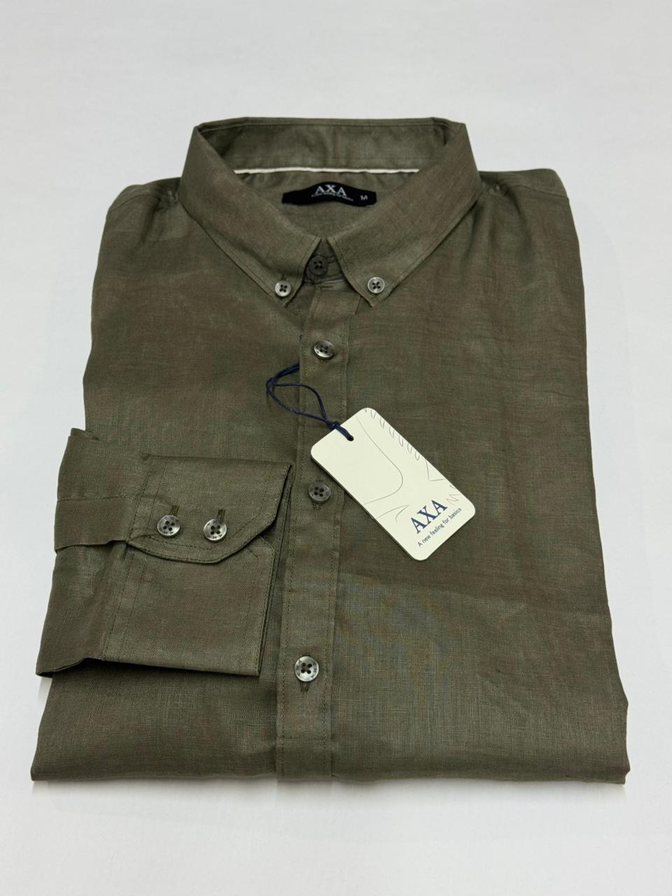 CAMISA LINO MANGA LARGA AXA