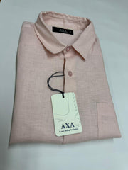 CAMISA LINO MANGA CORTA AXA