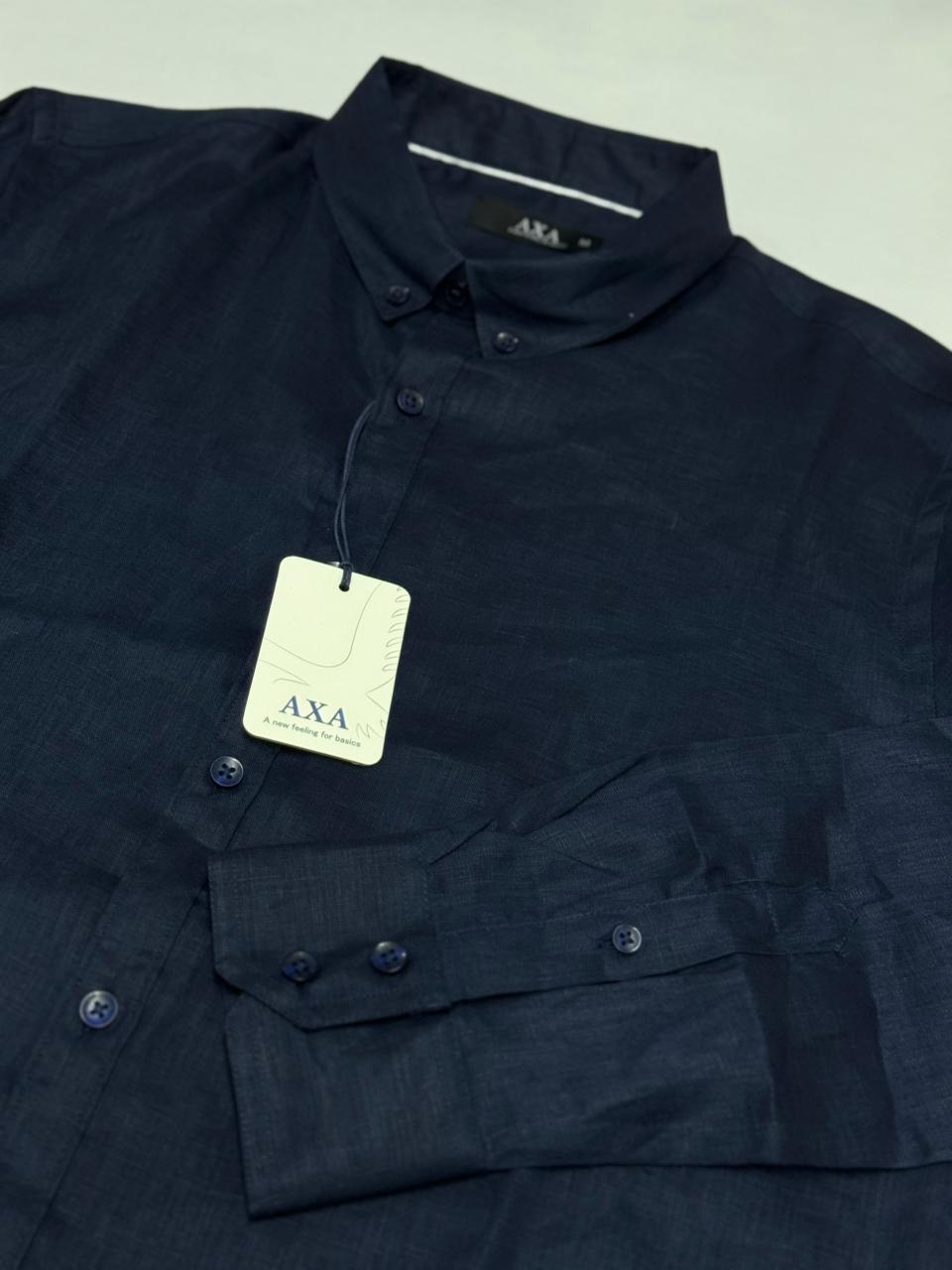 CAMISA LINO MANGA LARGA AXA