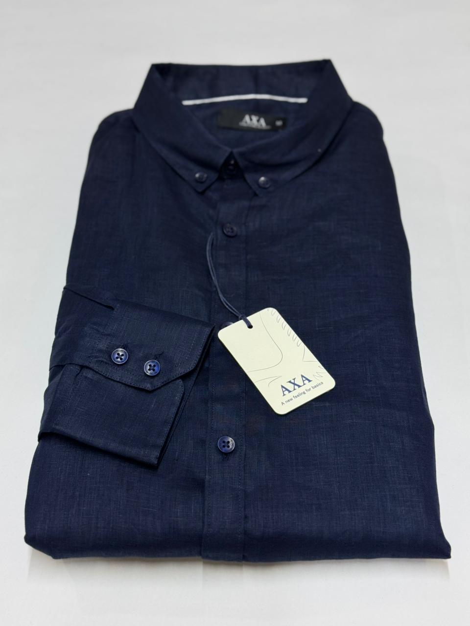 CAMISA LINO MANGA LARGA AXA