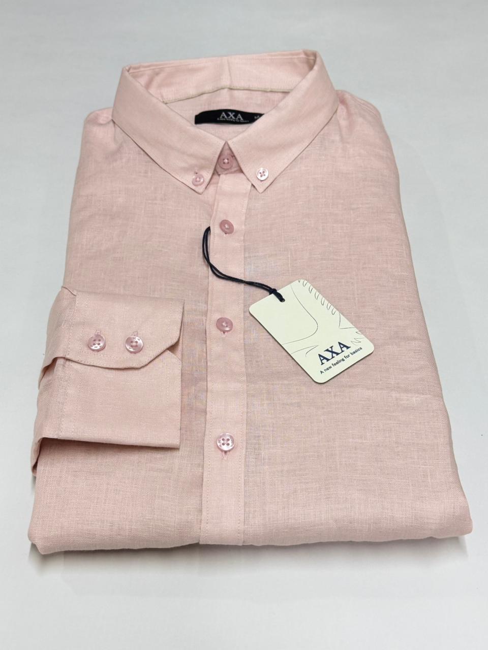 CAMISA LINO MANGA LARGA AXA
