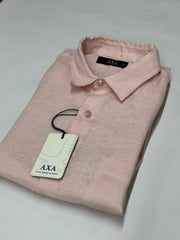 CAMISA LINO MANGA CORTA AXA