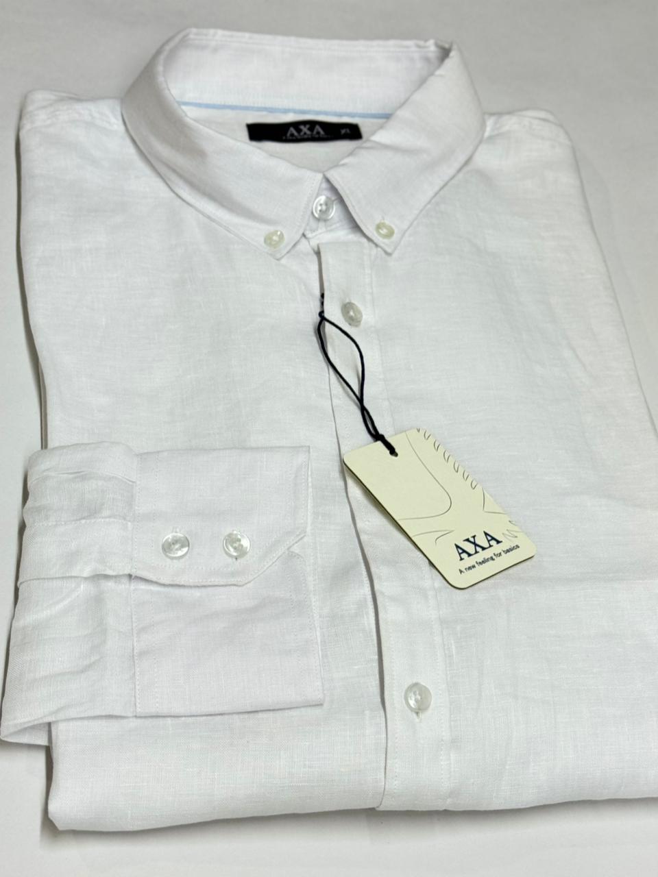 CAMISA LINO MANGA LARGA AXA