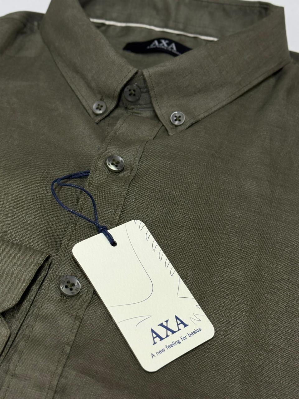 CAMISA LINO MANGA LARGA AXA