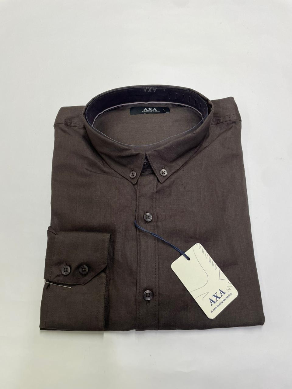 CAMISA LINO MANGA LARGA AXA