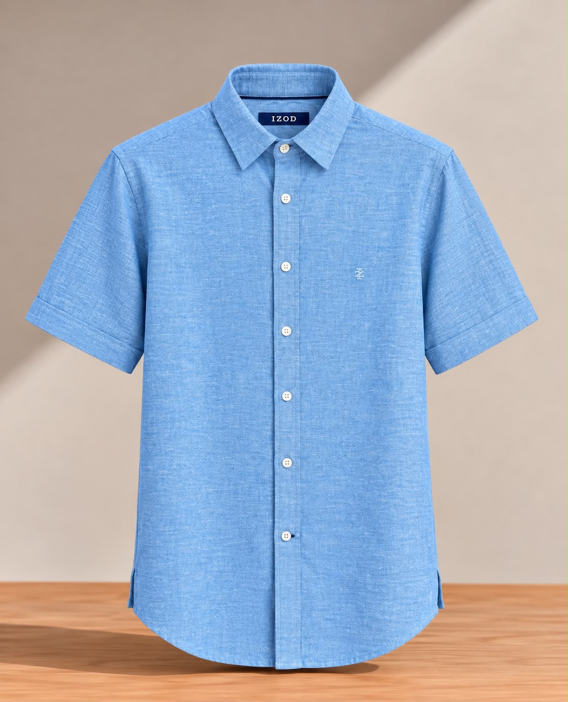 CAMISA LINO IZOD MANGA CORTA