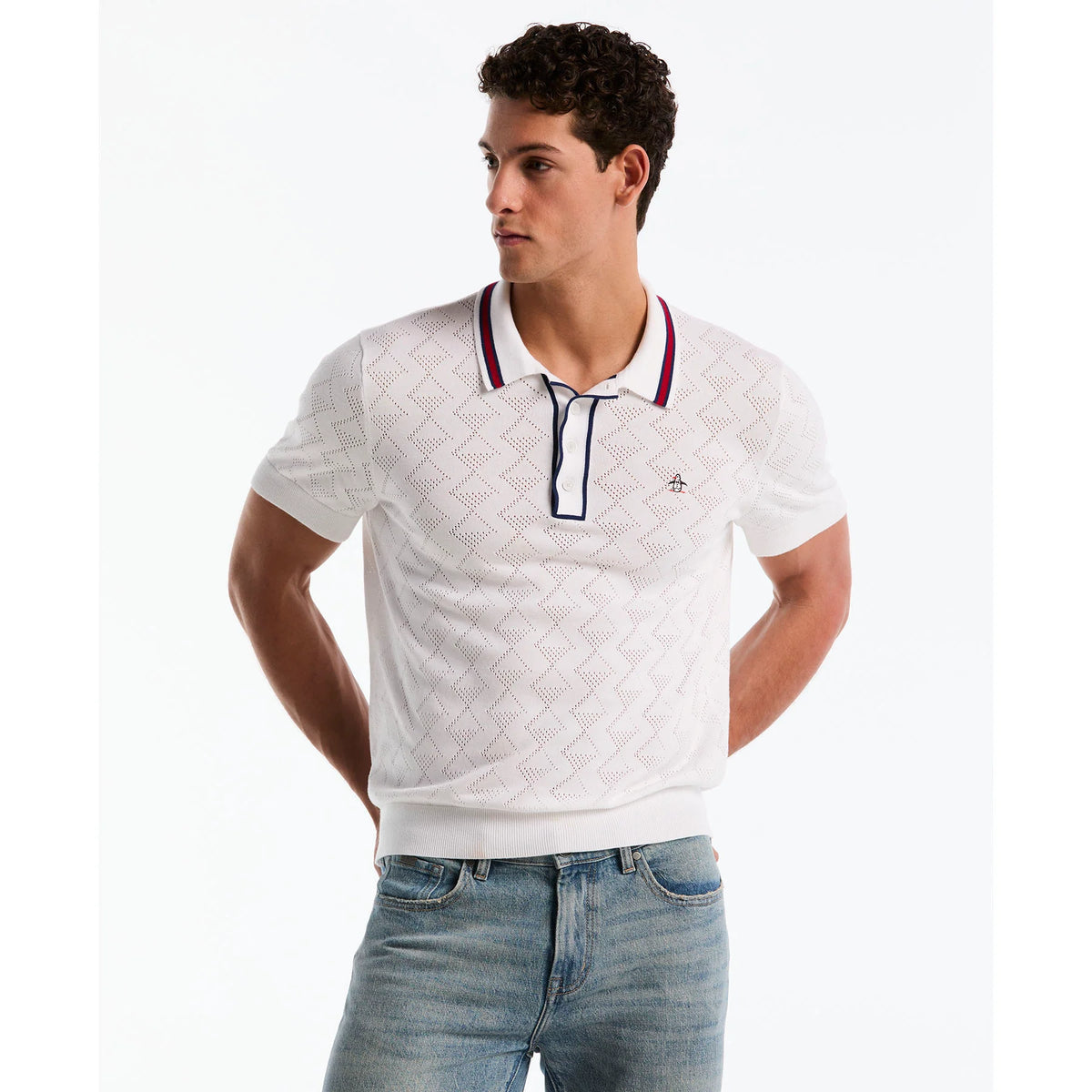 TIPO POLO HOMBRE PENGUIN DISEÑO